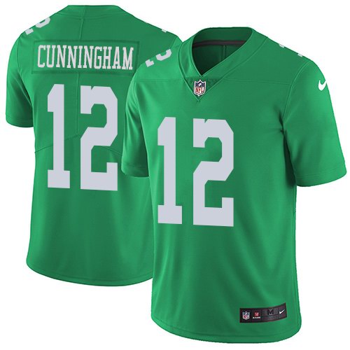 Nike Men & Women & Youth Eagles 12 Randall Cunningham Green Color Rush Limited Jersey,We sell and wholesale Nike Men & Women & Youth Eagles 12 Randall Cunningham Green Color Rush Limited Jersey on line form chian!